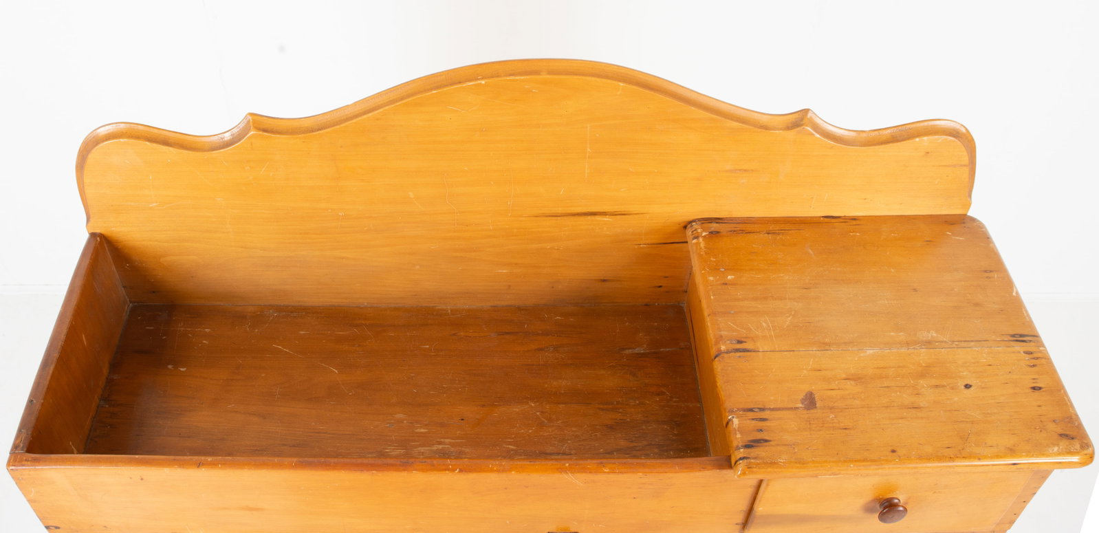 19th C. American Maple Dry Sink - 4