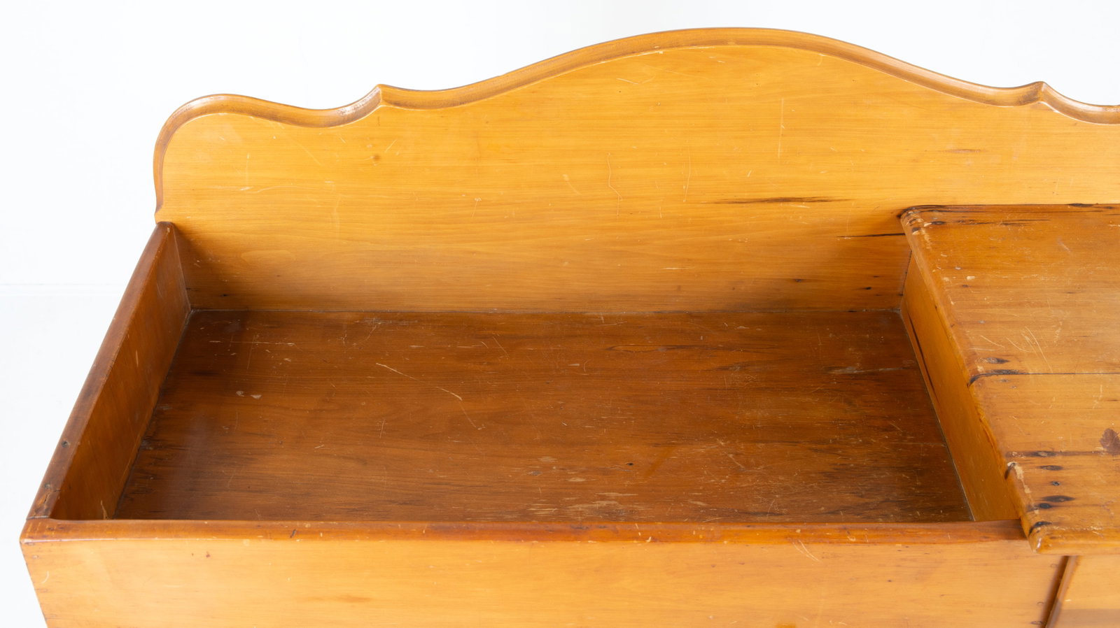 19th C. American Maple Dry Sink - 5