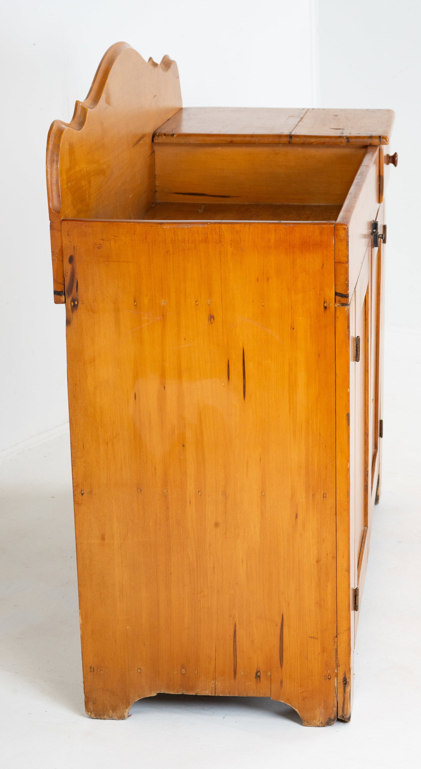 19th C. American Maple Dry Sink - 7
