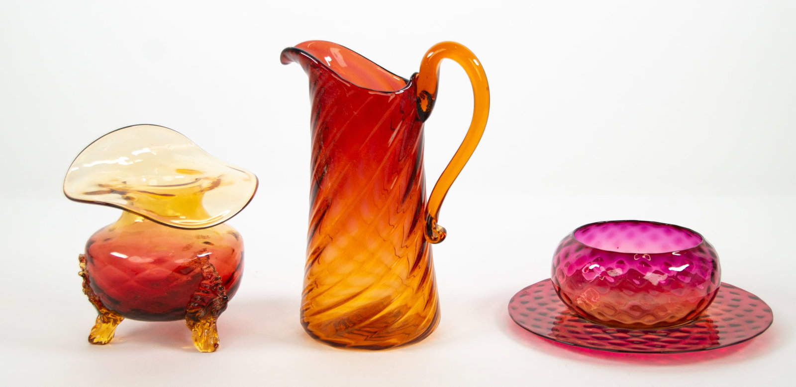 Four Pieces of Amberina Glass (1 of 9)