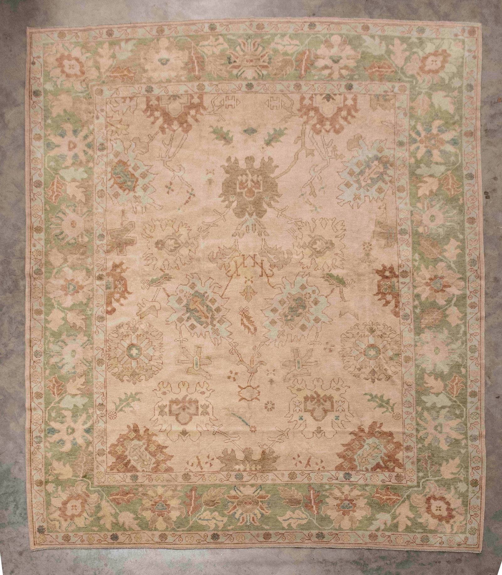 Turkish Oushak Rug, 9'11" x 12'8" (1 of 6)