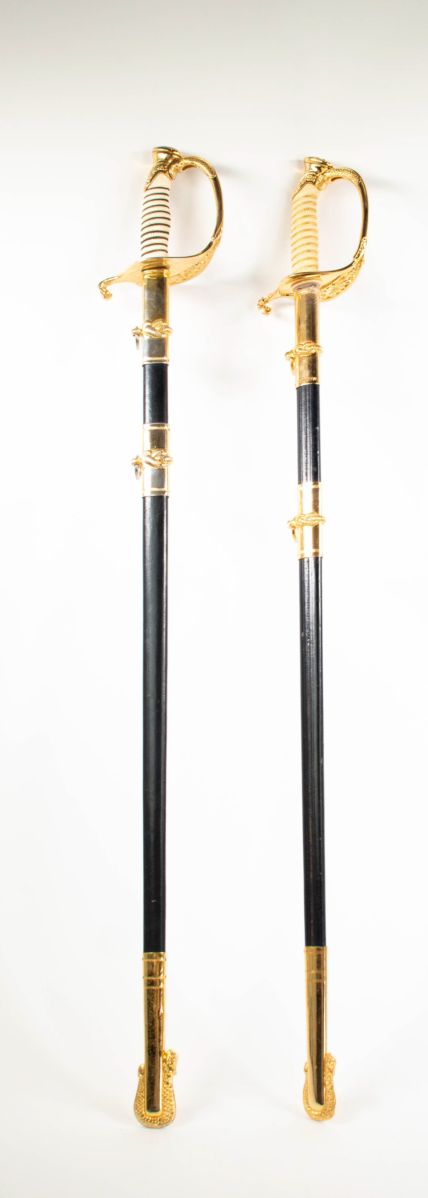 2 USN Officer's Swords & Scabbards, Model 1852 (1 of 16)