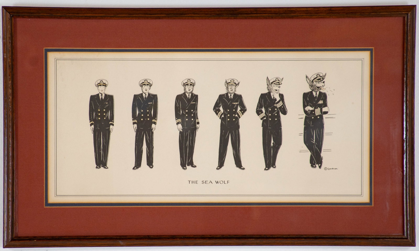 1940s U.S. Navy Cartoon "The Sea Wolf" (1 of 3)