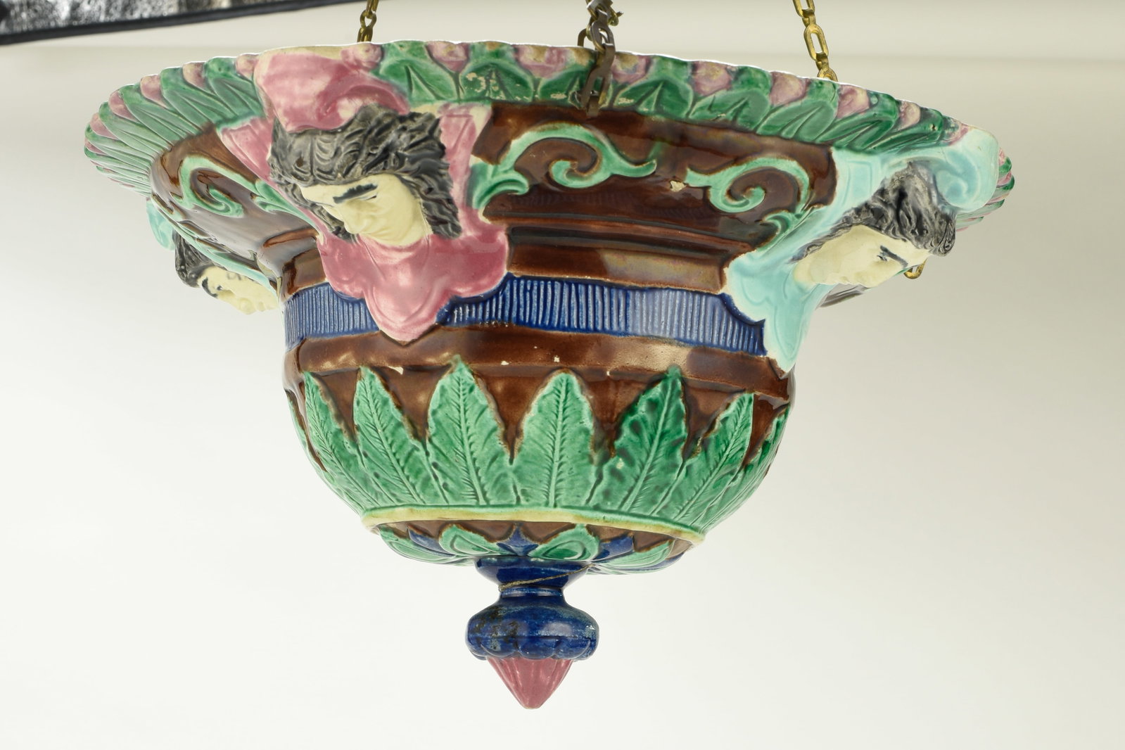 Majolica Hanging Planter - 2