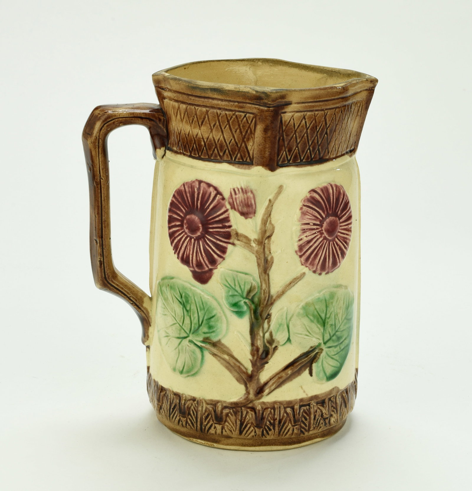 Three Majolica Pitchers - 10
