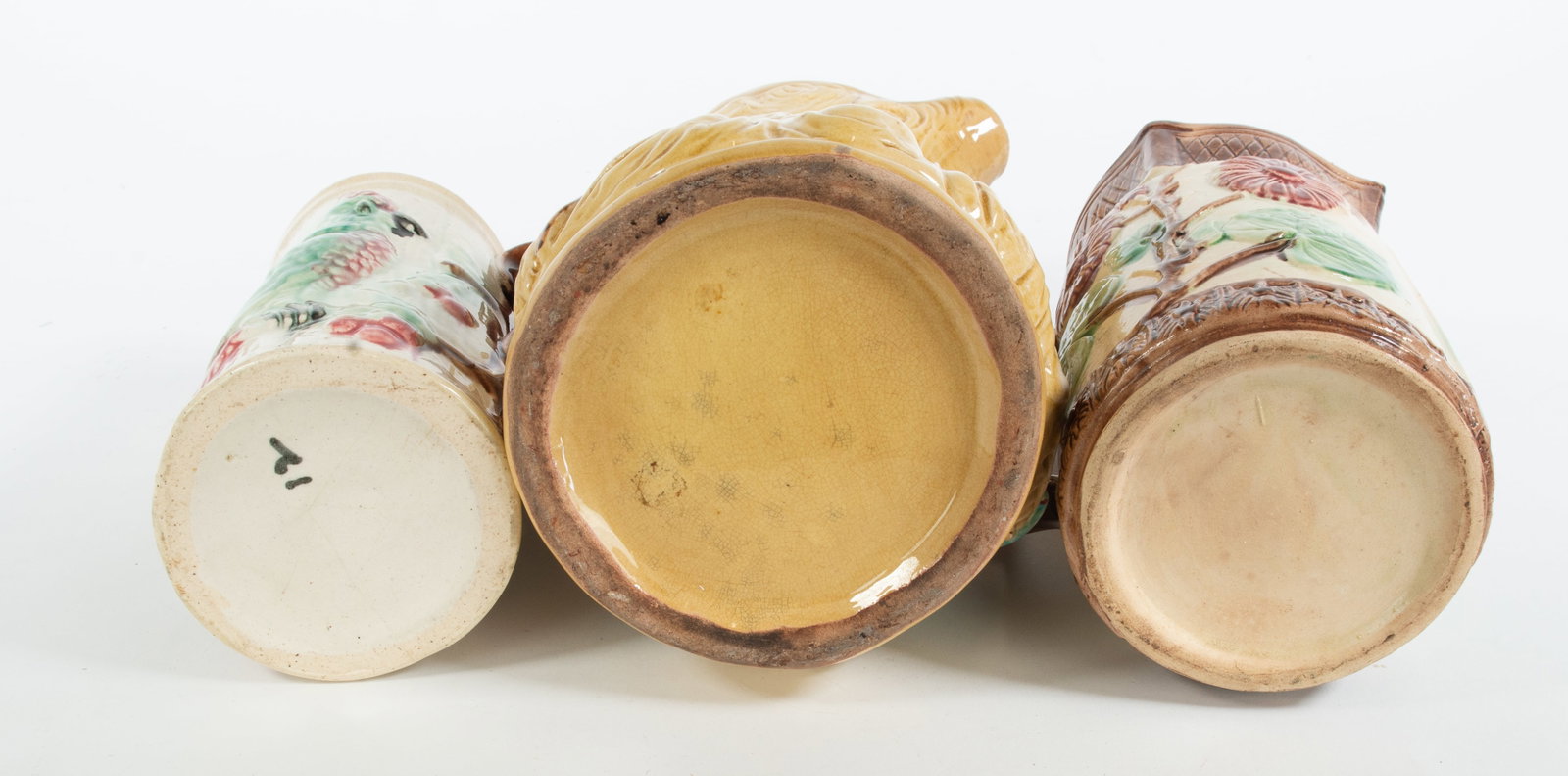 Three Majolica Pitchers - 2