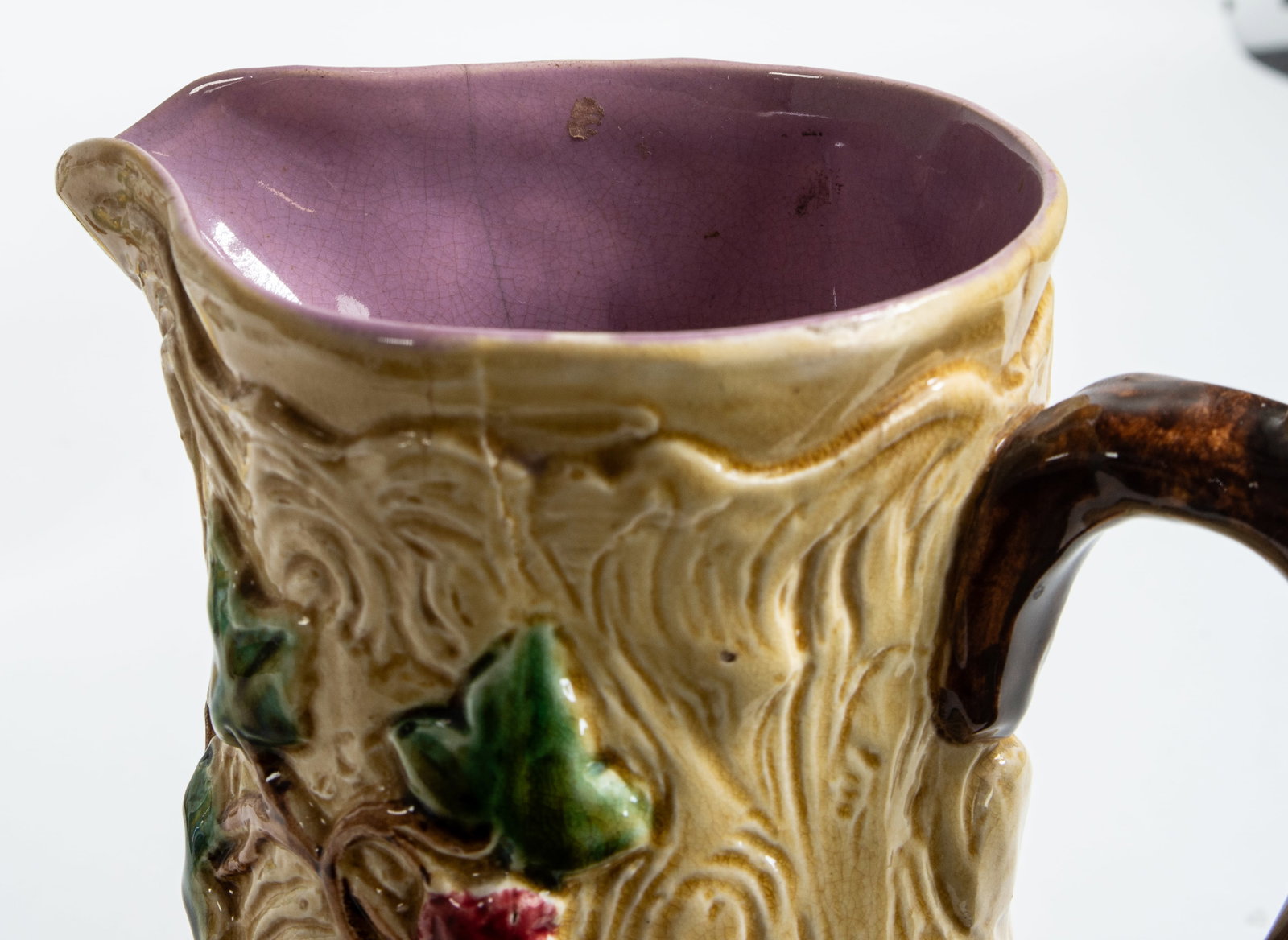 Three Majolica Pitchers - 6