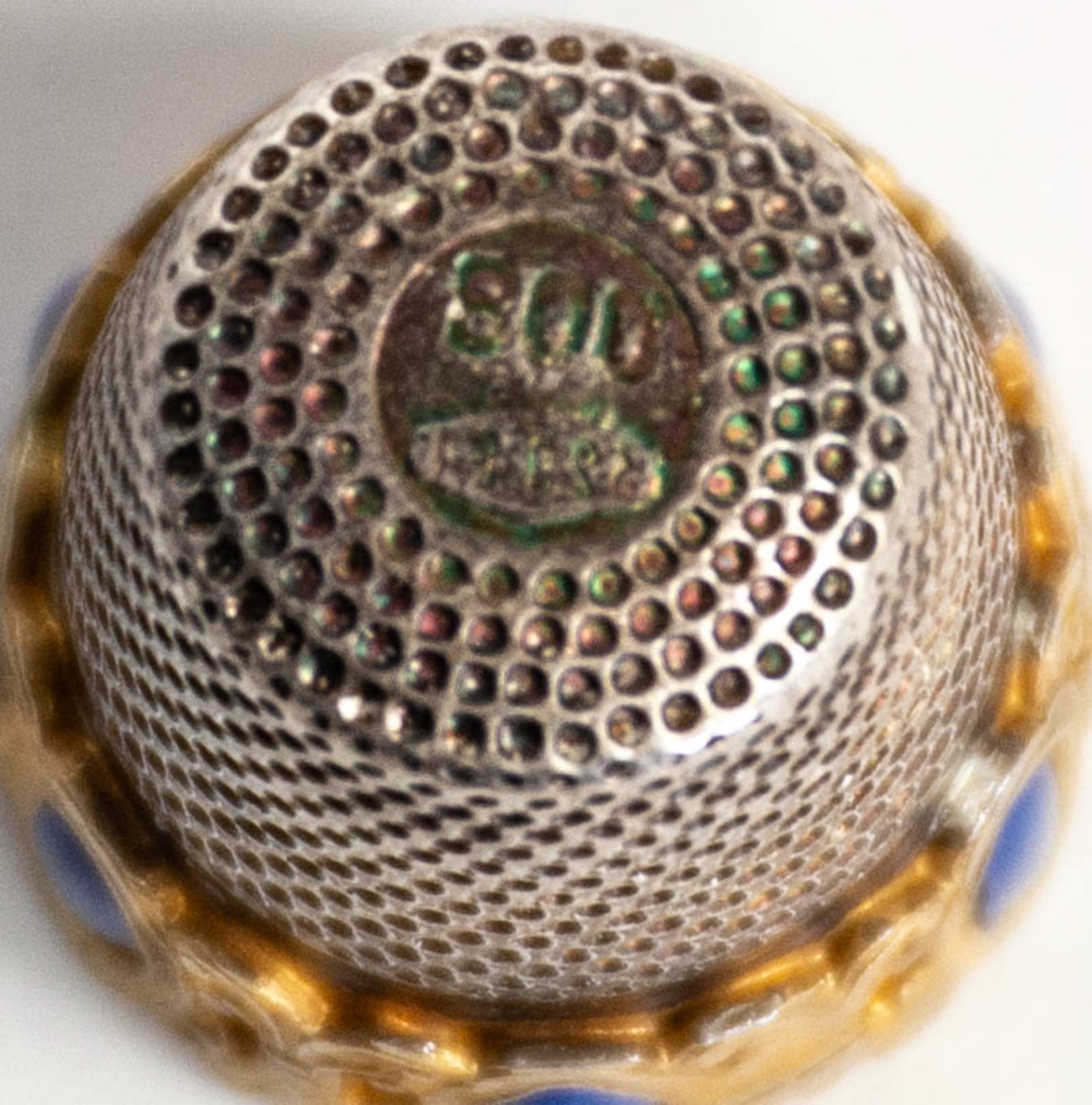 800 and Sterling Silver Thimbles - 4