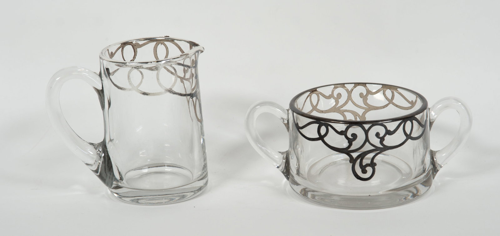 Sterling Silver Overlay Tray - 3