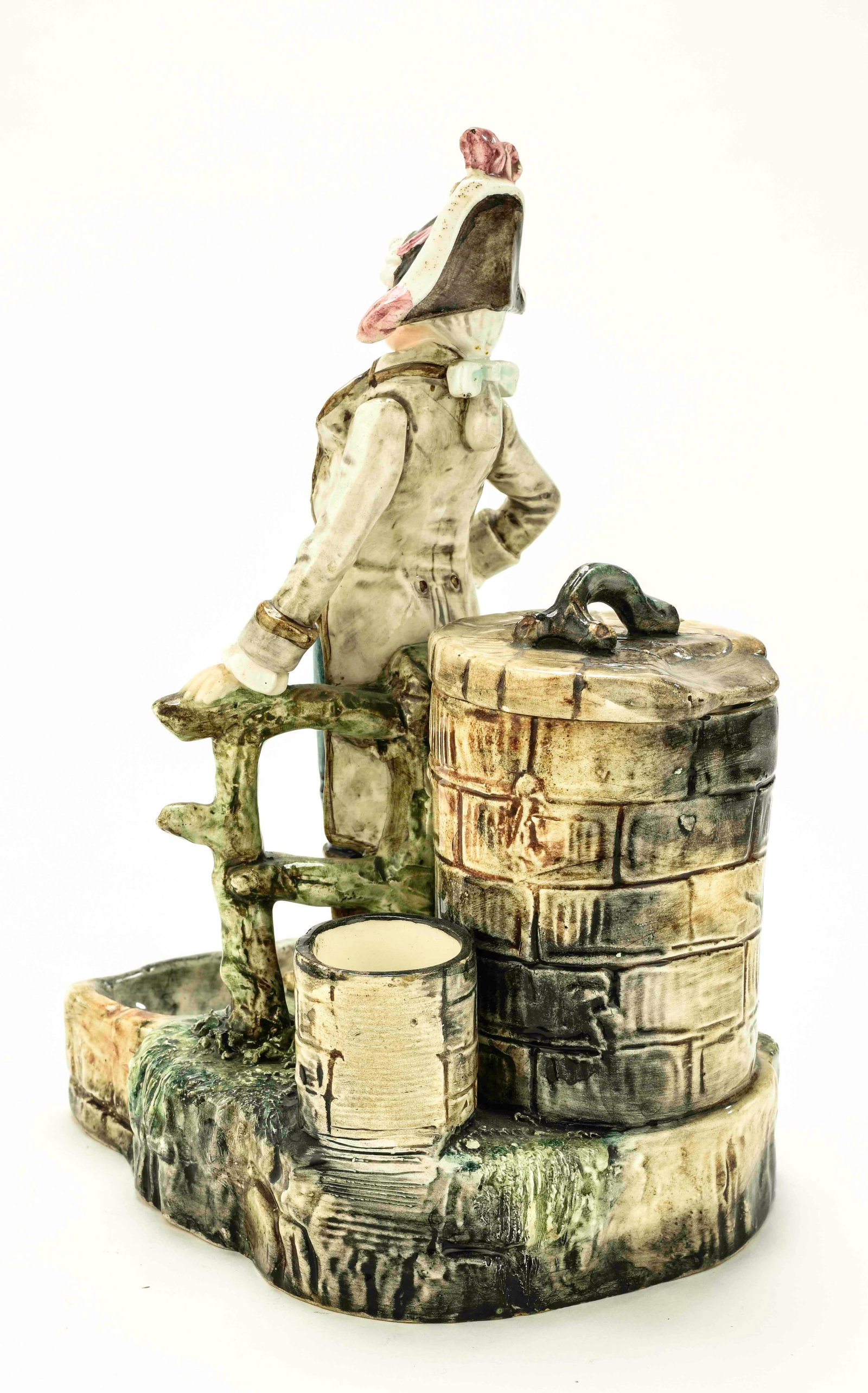 Two Majolica Smoke Sets - 9