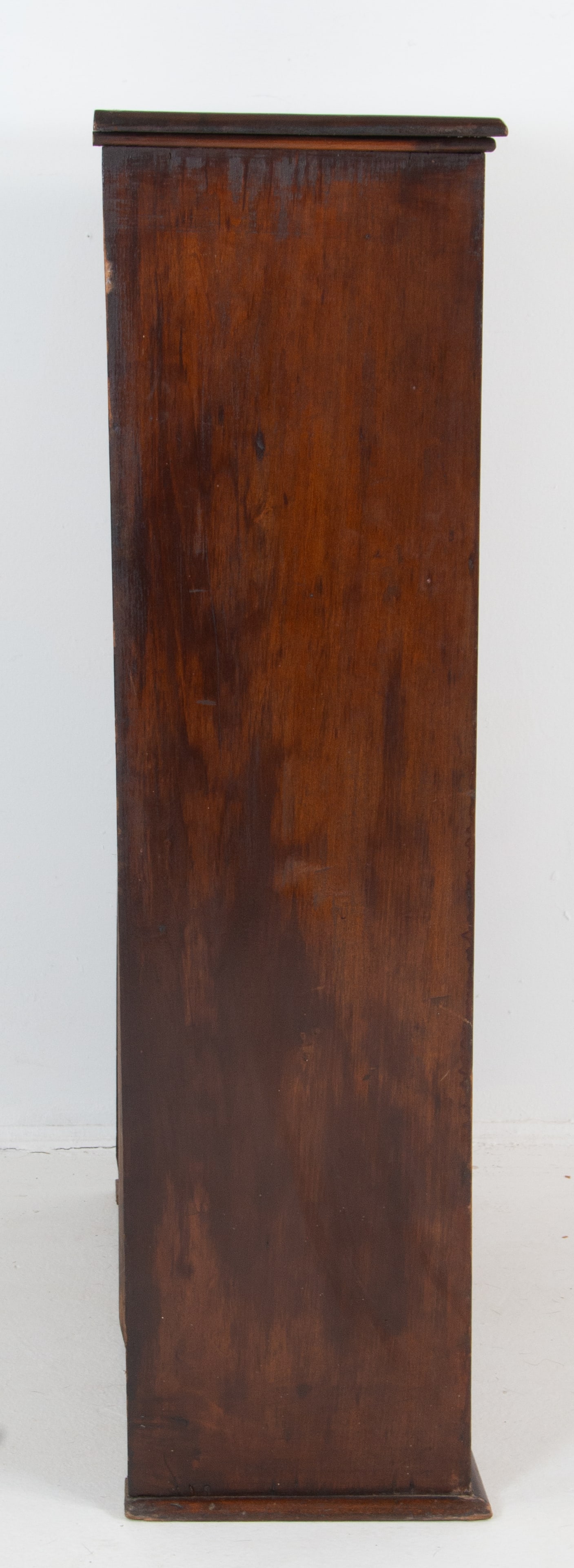 19th C. Walnut Table Top Cabinet - 7