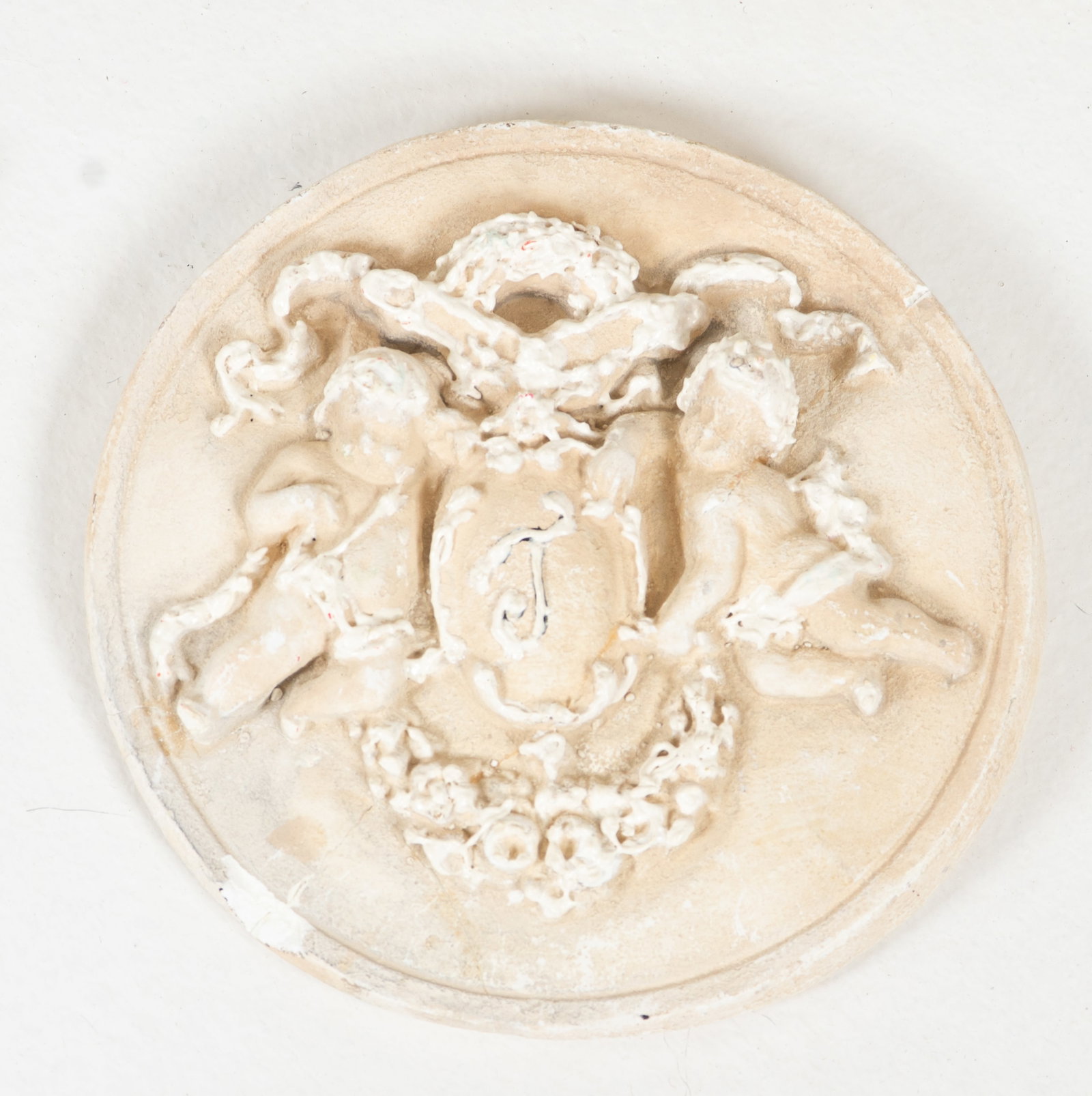 Plaster Architectural Pediment & Other Wall Decor - 5
