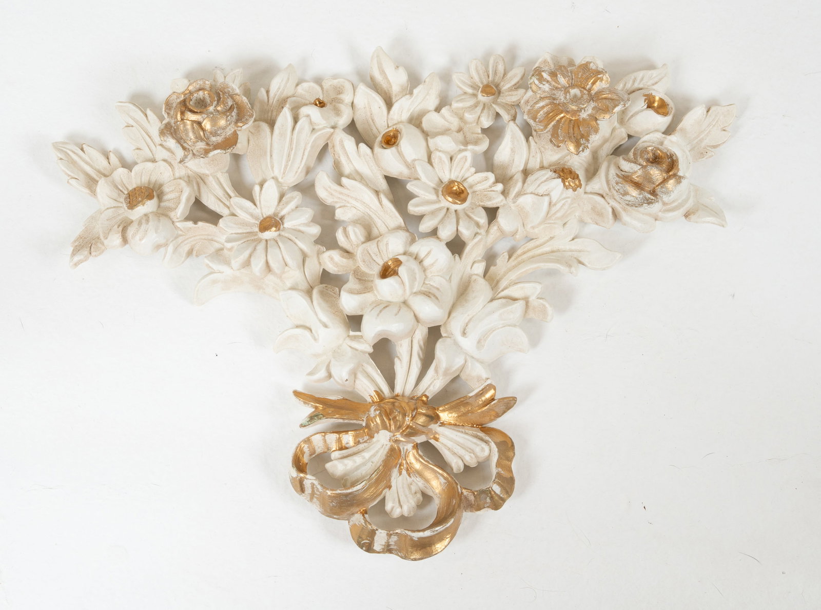 Plaster Architectural Pediment & Other Wall Decor - 7