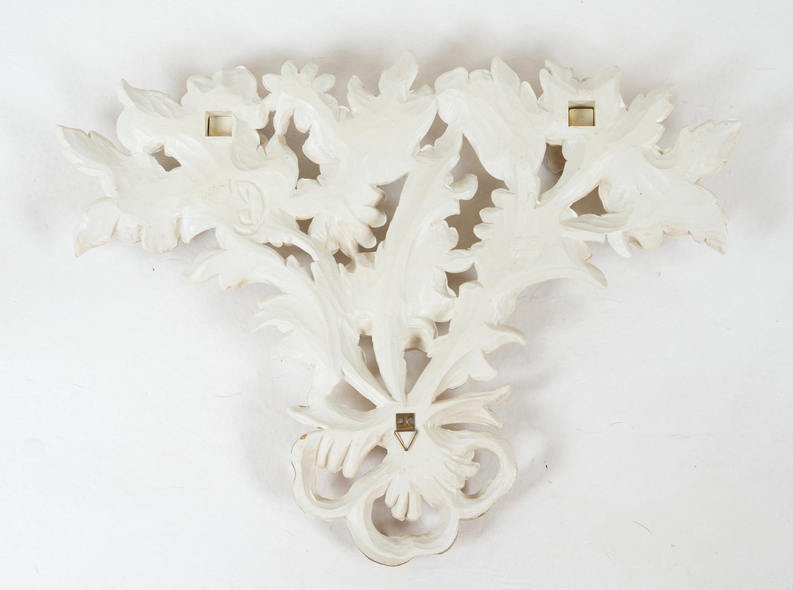 Plaster Architectural Pediment & Other Wall Decor - 8