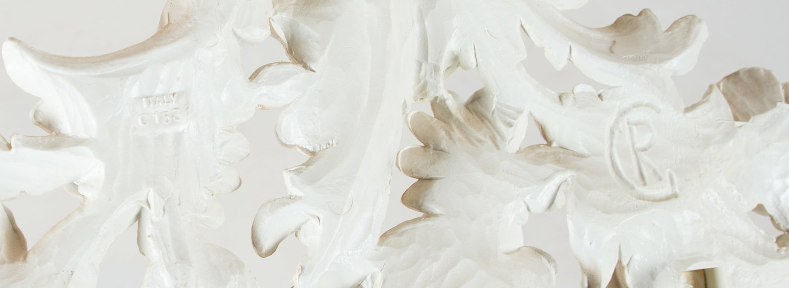 Plaster Architectural Pediment & Other Wall Decor - 9