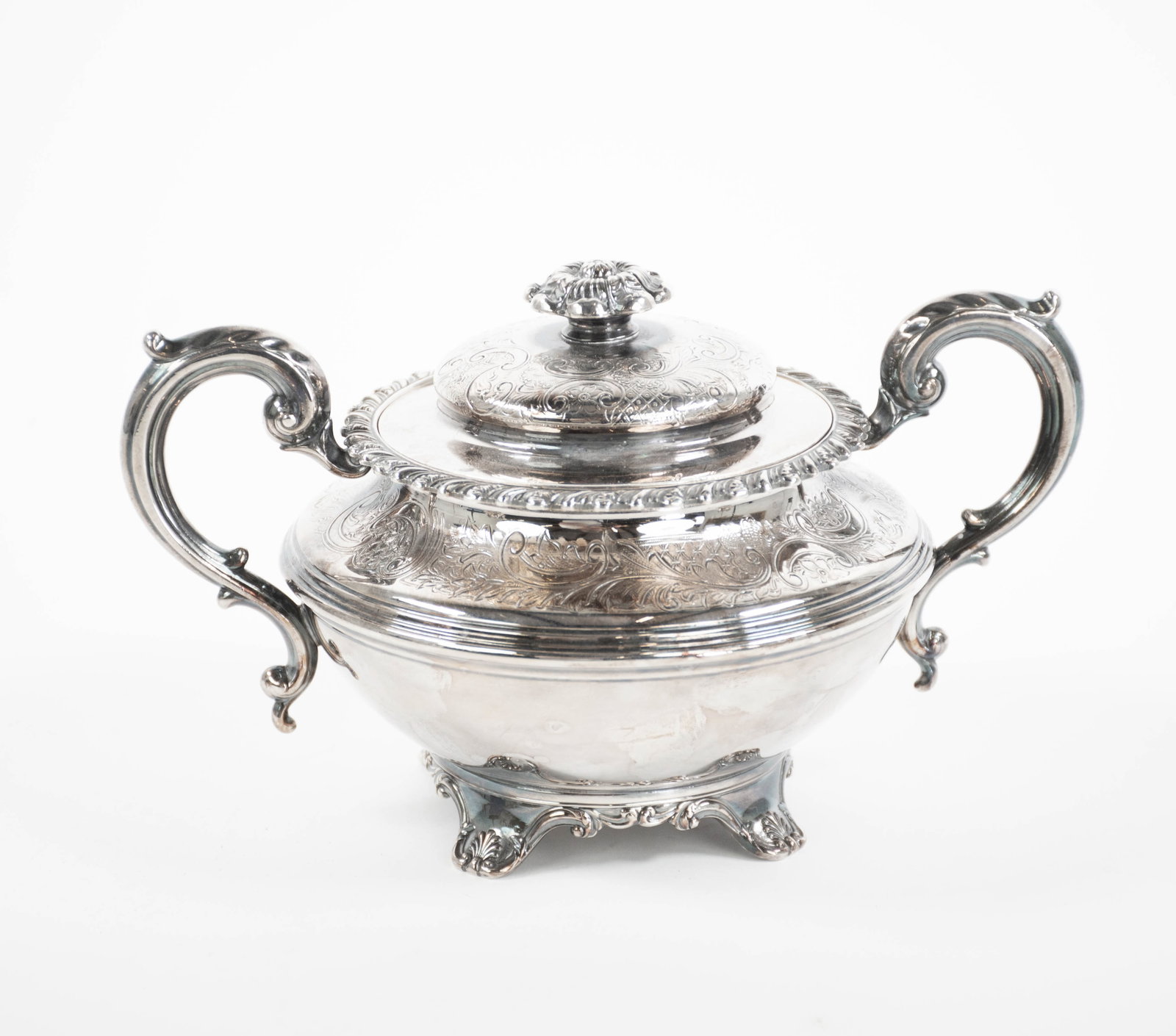 Barker-Ellis Silverplate Tea Service - 3