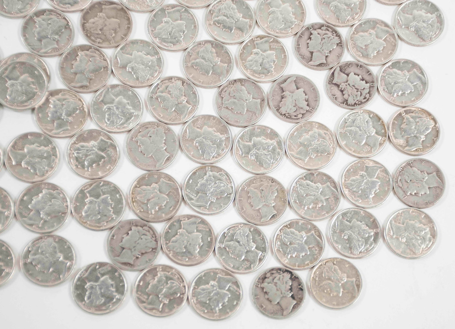 150 U.S. Silver Dimes - 4