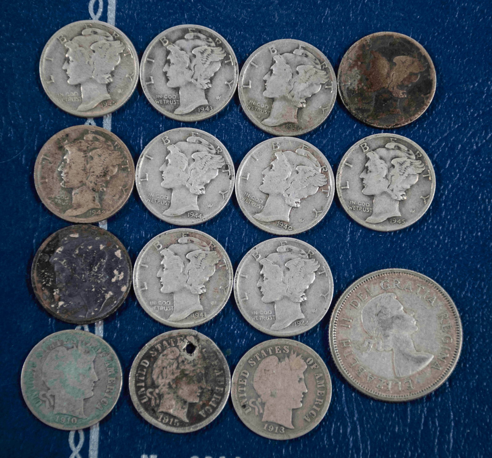 85 Various Silver Dimes & 10 Quarters - 2