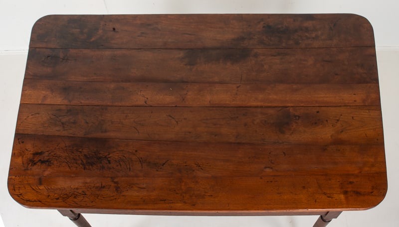 19th C. Walnut Harvest Table - 7