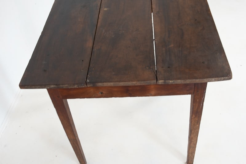 19th C. Walnut Square Table - 4