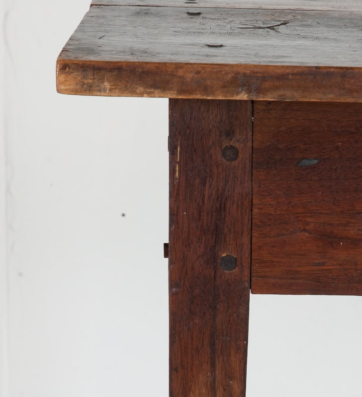 19th C. Walnut Square Table - 6