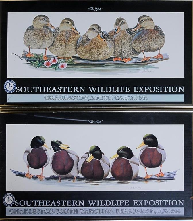 Six Art Lamay Duck Prints May 09, 2015 Ivy Auctions, Inc. in SC