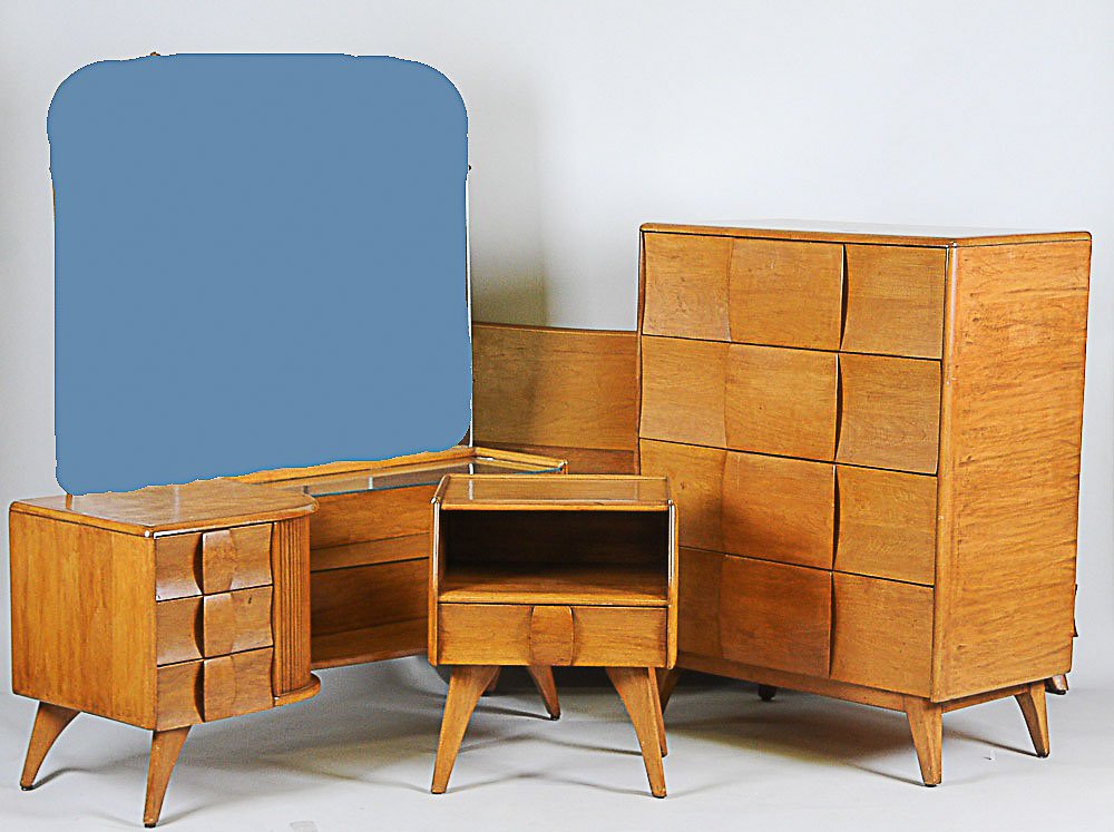 Heywood Wakefield Kohinoor 4 Pc Bedroom Set