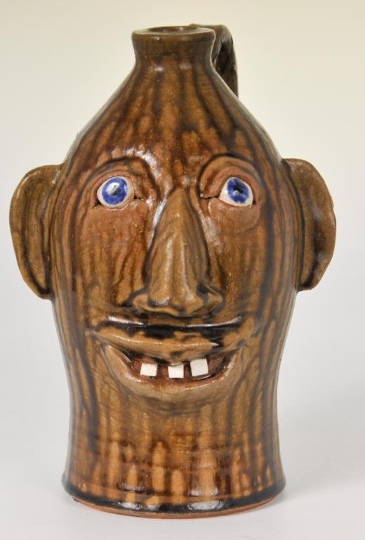 Whelchel Meaders Stoneware Face Jug