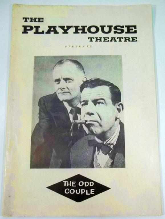 “The Odd Couple” Signed Broadway Playbill: “The Odd Couple” The Playhouse Theatre Jan. 1965. Signed by Art Carney, Walter Matthau, Neil Simon and Paul Dooley Plus Six Others.