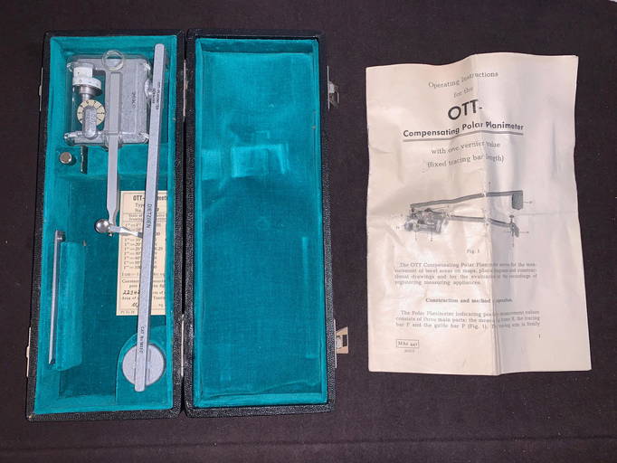 Vintage K+e Co. Compensating Polar Planimeter