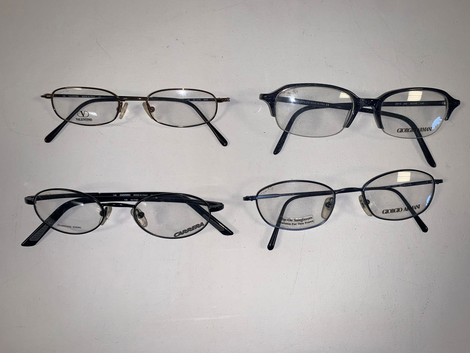 Armani Frames: 4 New Old Stock from the 90's Eyeglass Frames