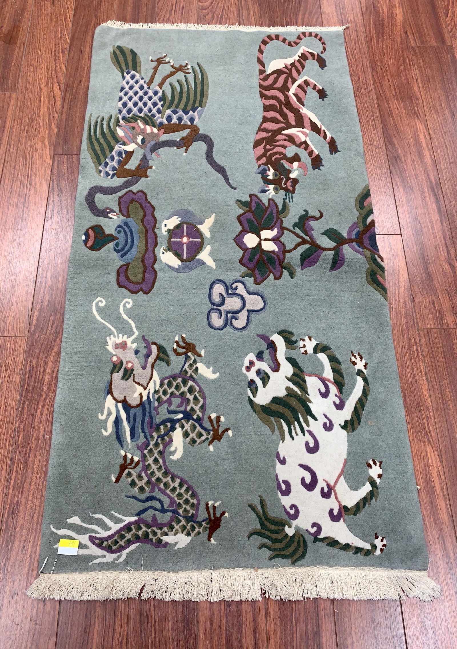 Vintage Tibetan Wool Rug (1 of 3)