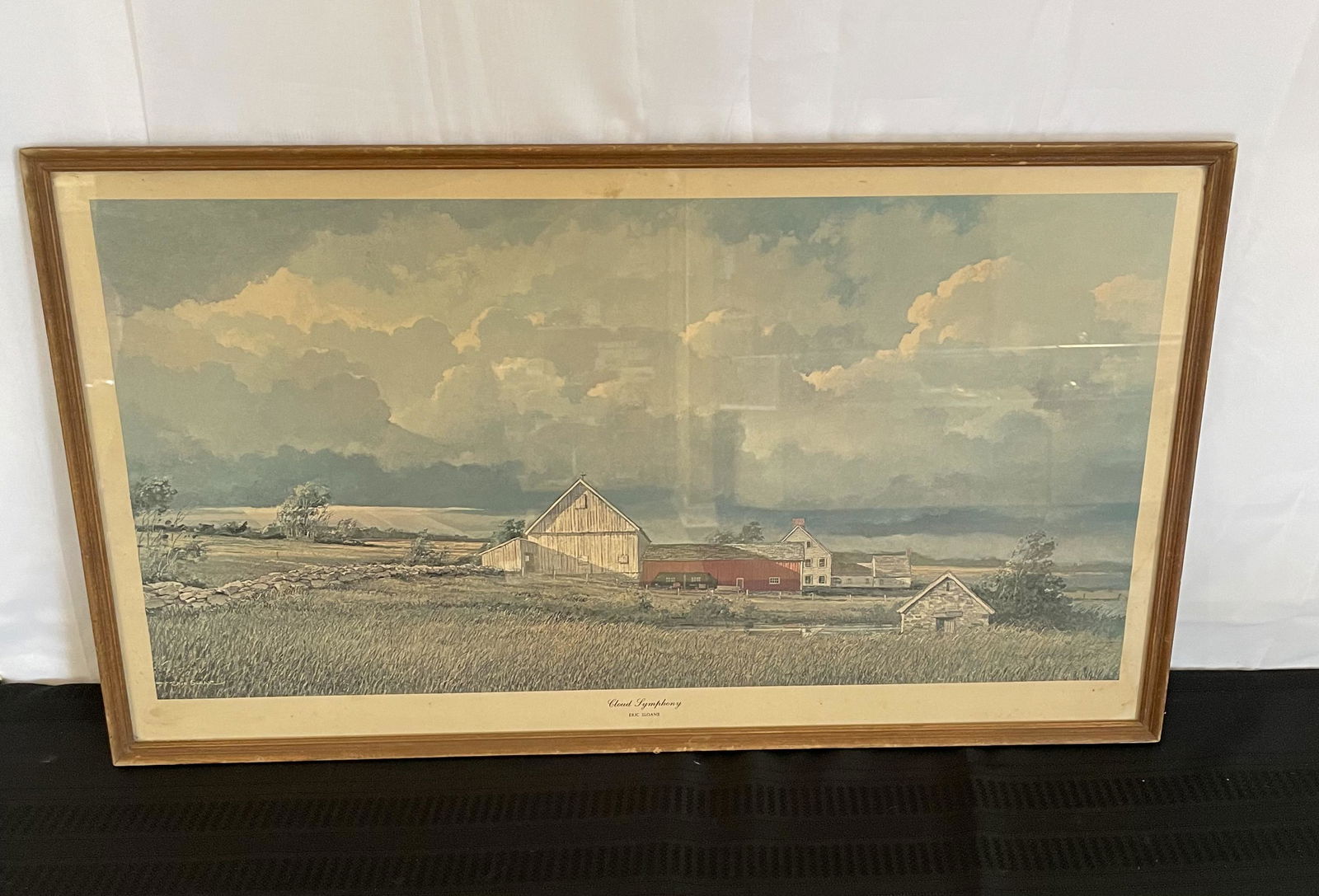 Cloud Symphony, Eric Sloane Print: Cloud Symphony Eric Sloane Print, has some wear, 26x15