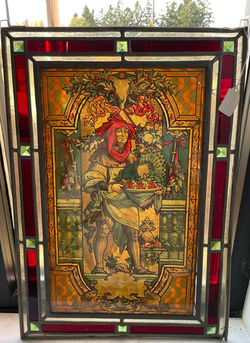 Leaded & Stained Glass Framed Print, German (1 of 7)