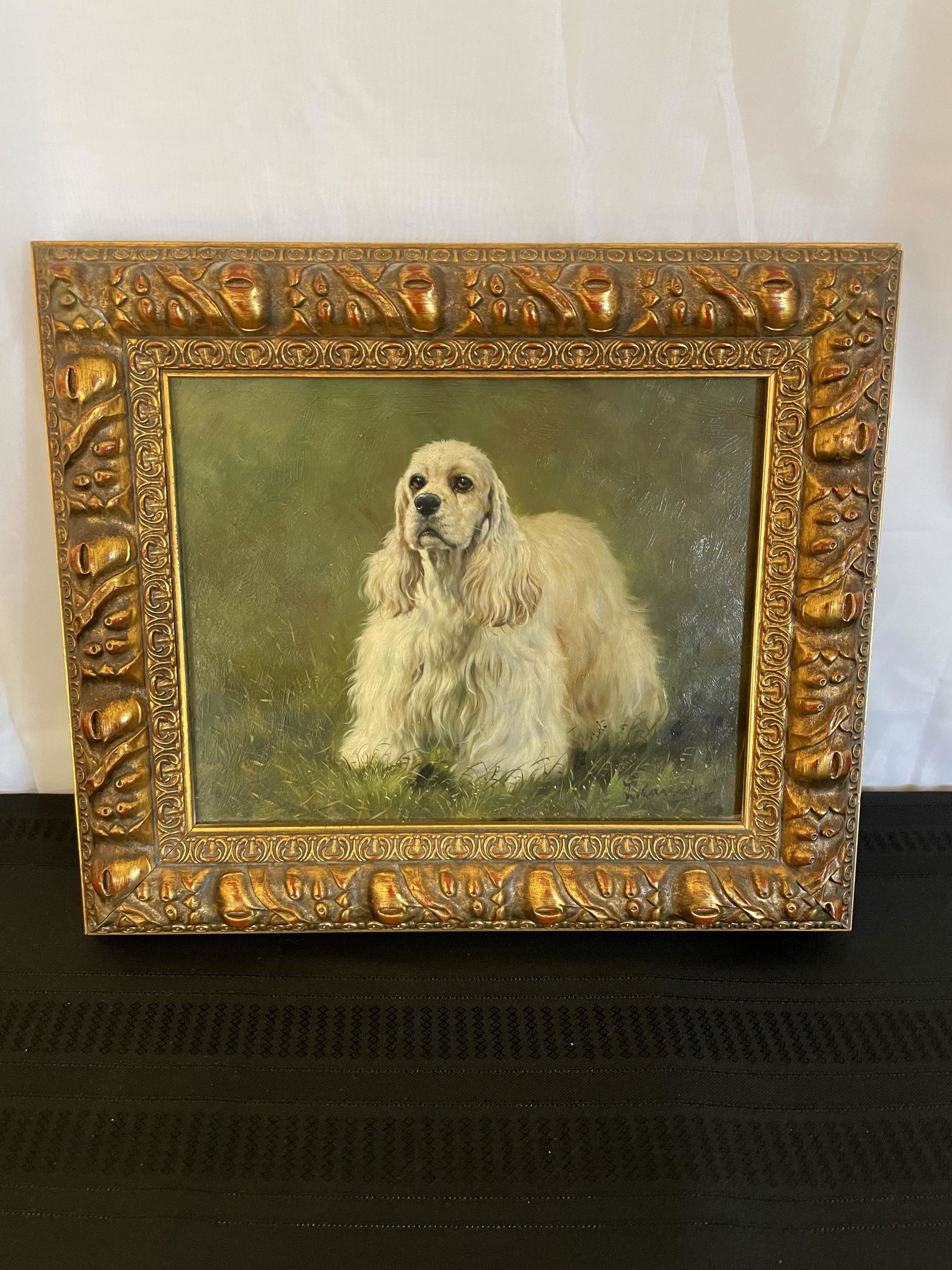 Cavalier King Charles Spaniel Portrait, Oil on Panel, J (1 of 4)