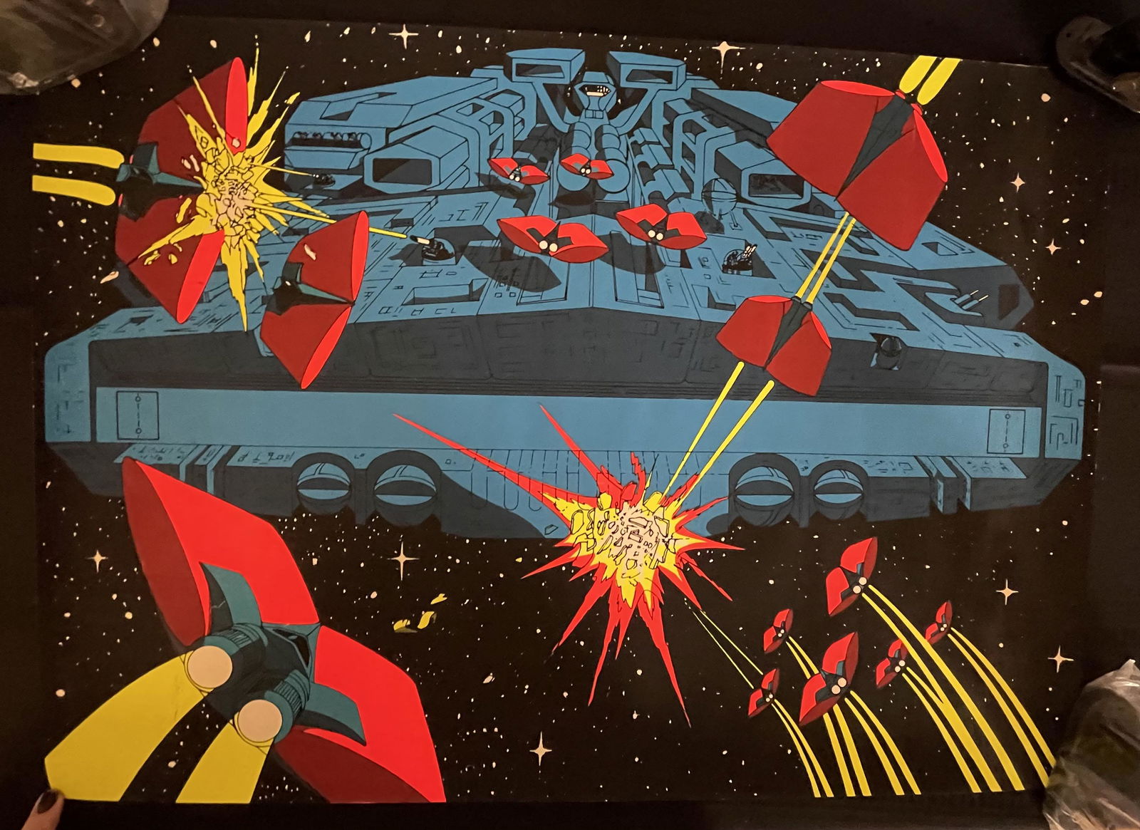 Black Light Galaga Poster (1 of 2)