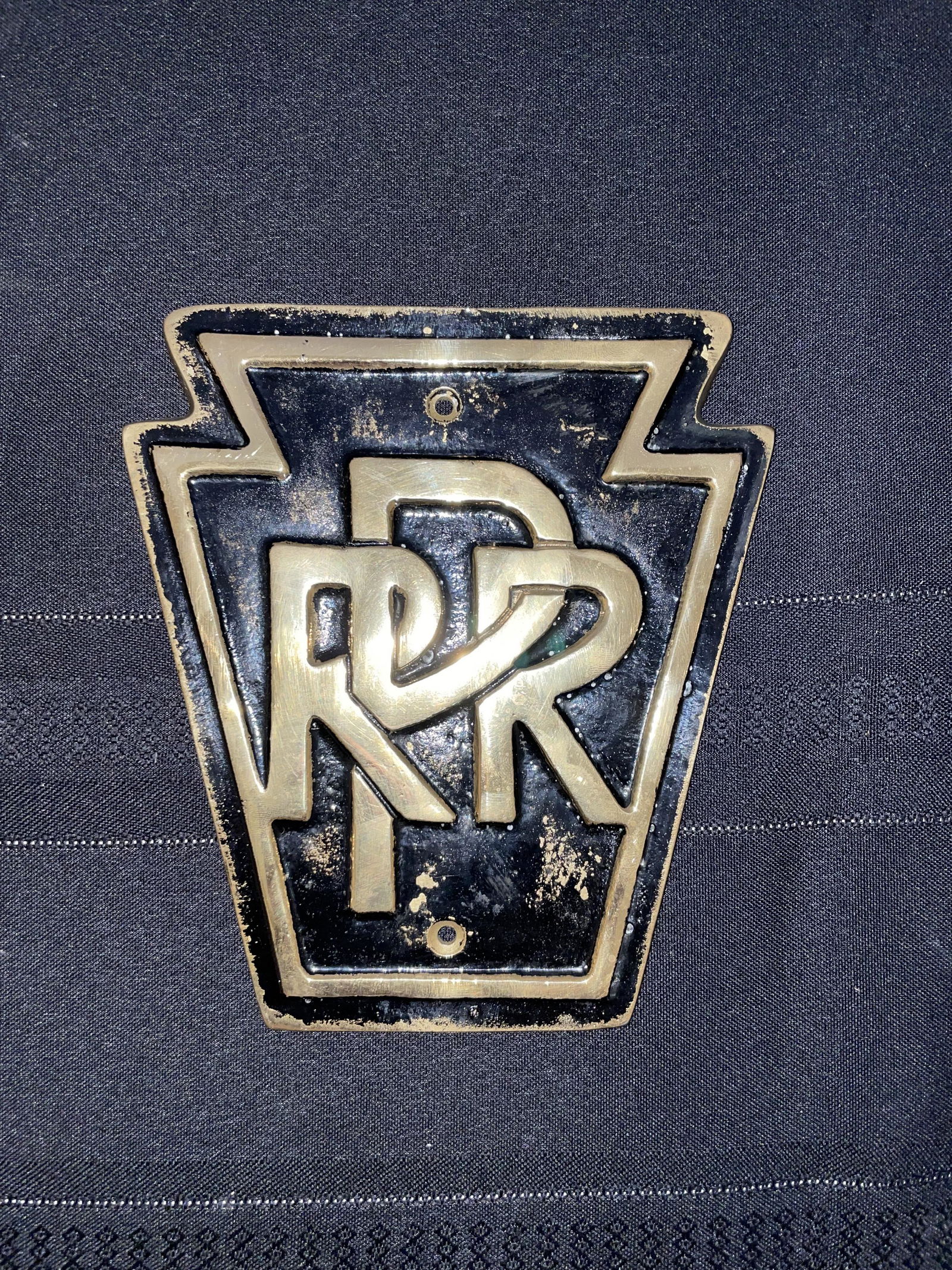 Pennsylvania Rail Road Brass Plaque (1 of 2)