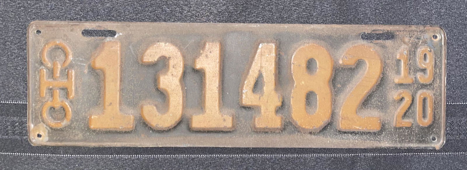 1920 Ohio License Plate (1 of 2)