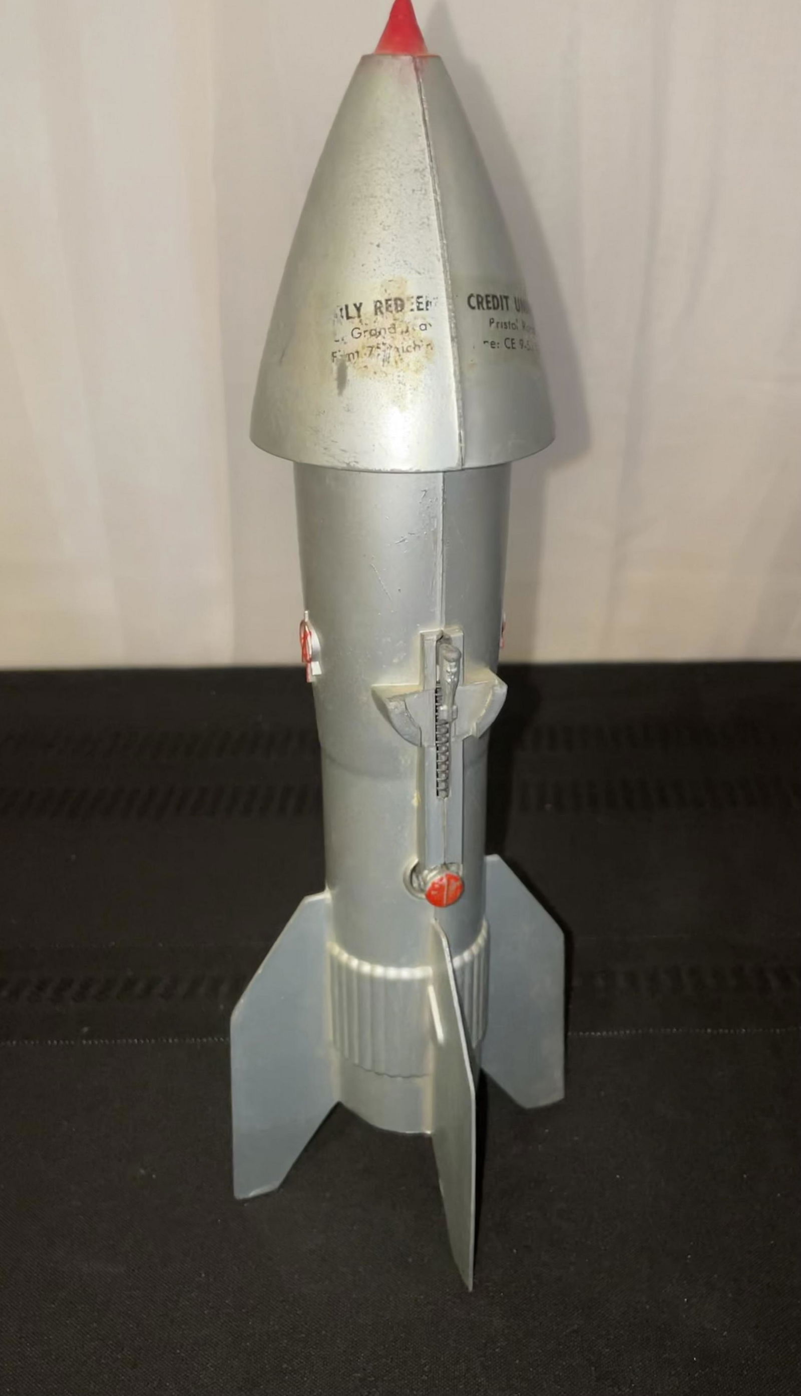 Rocketship Bank, Metal, Astro MFG (1 of 2)