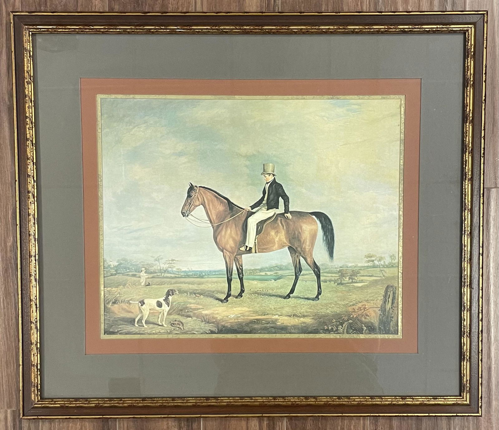 Horse Print, Matted and Framed (1 of 3)