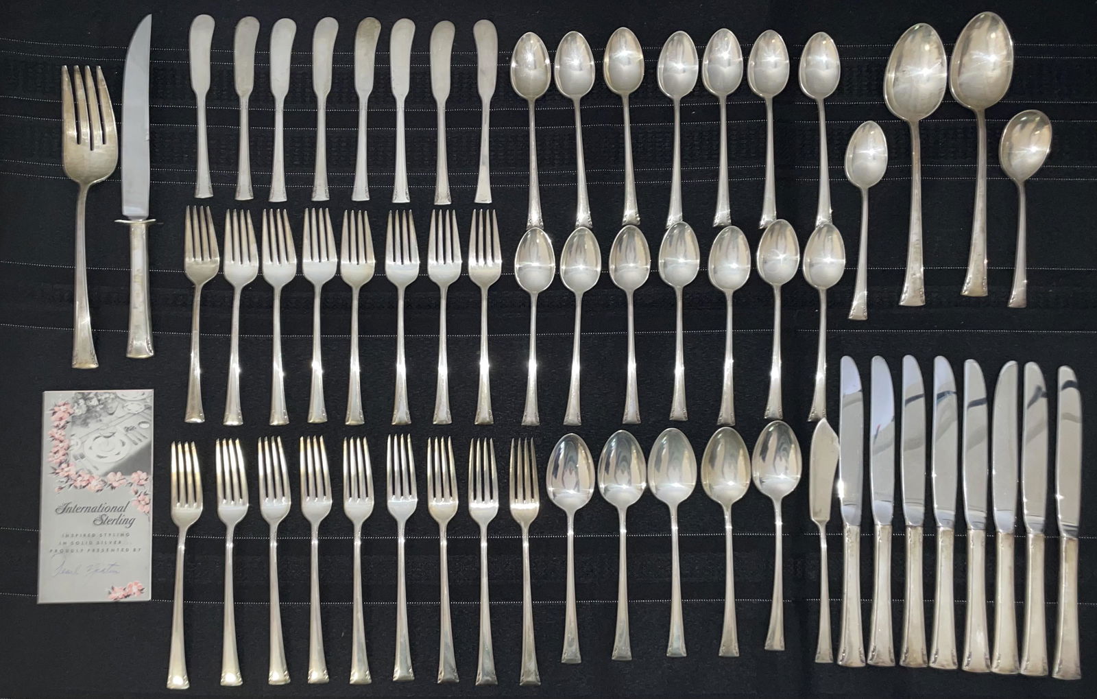 International Sterling Set, Serenity, 60pc (1 of 4)