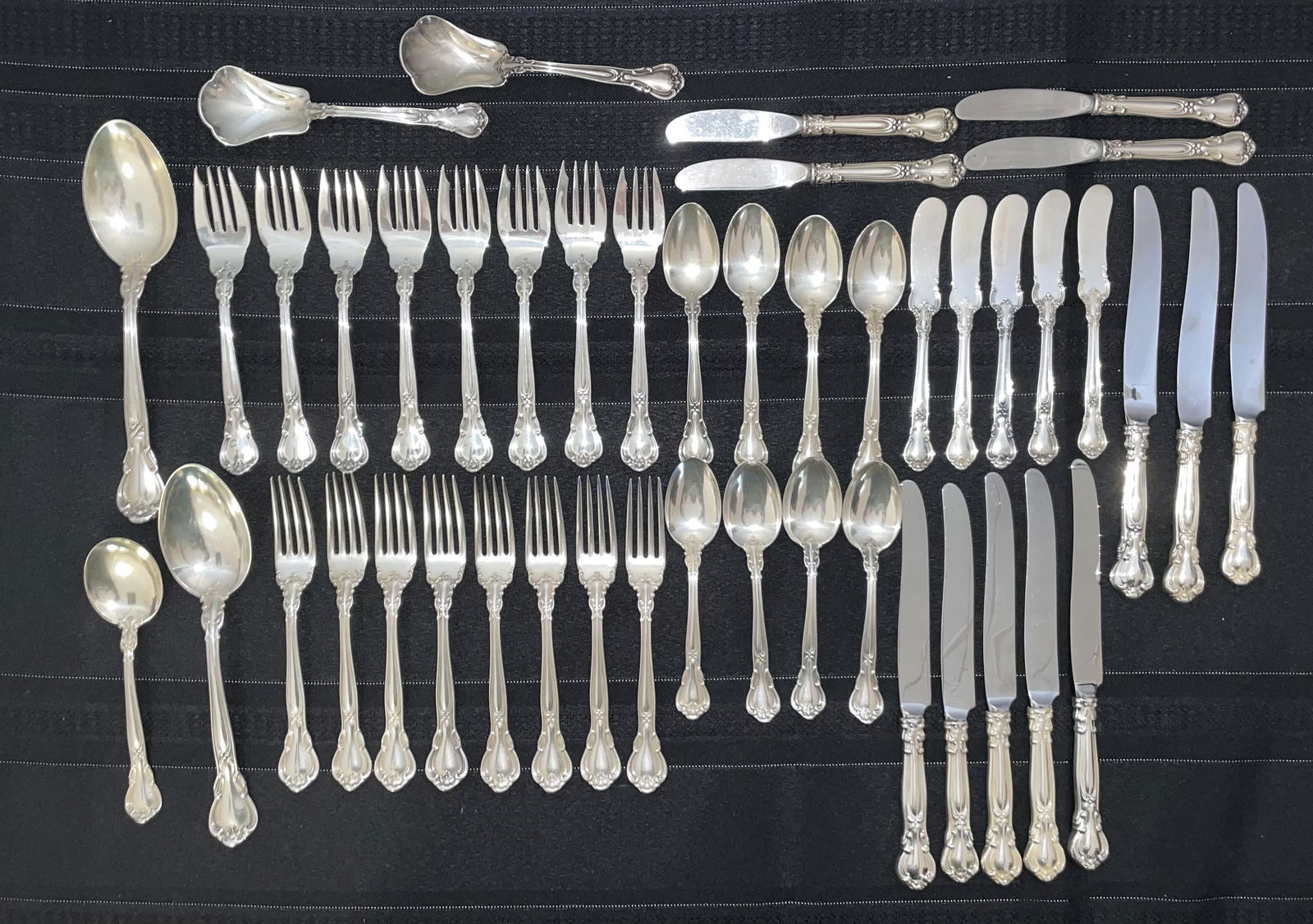 Gorham Sterling Set, 46 pcs, Chantilly (1 of 5)