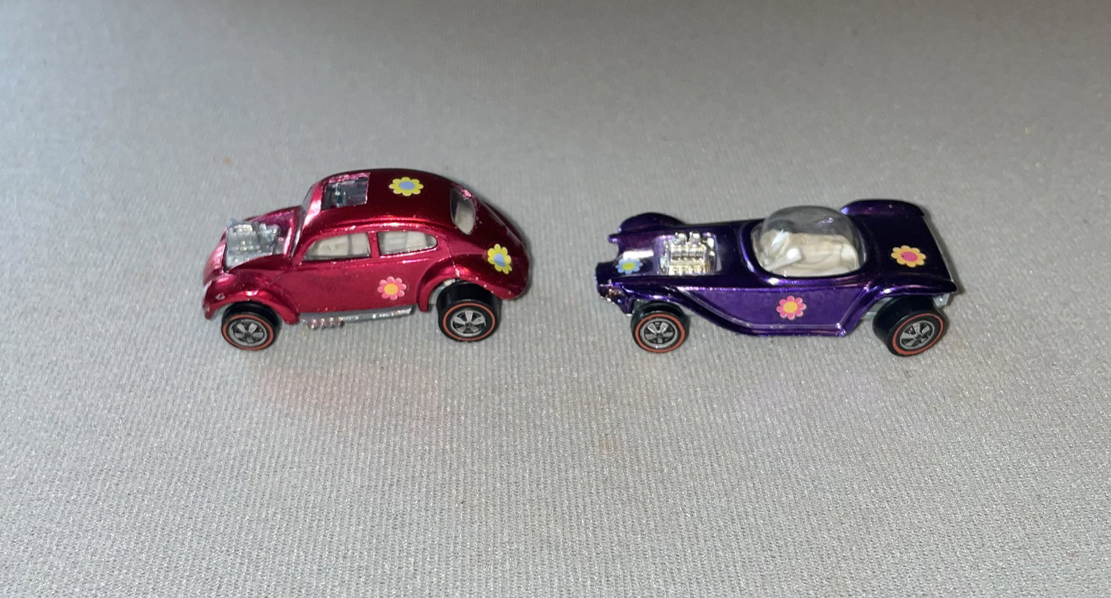 Redline Hot Wheels, Die Cast, 1967 Custom Volkswagon, 1968 Beatnik Bandit (1 of 6)