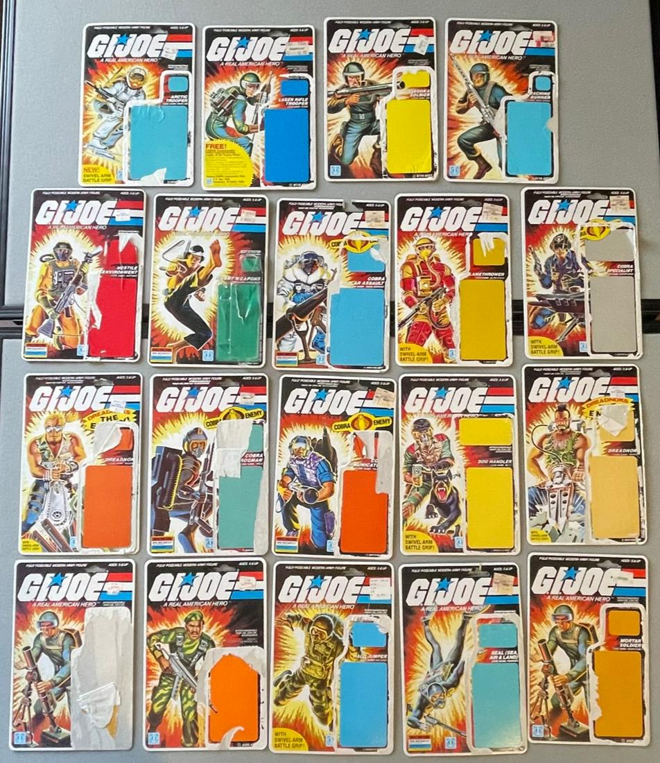 Vintage Hasbro GI Joe Card Backers: Vintage Hasbro GI Joe Card Backers , 19