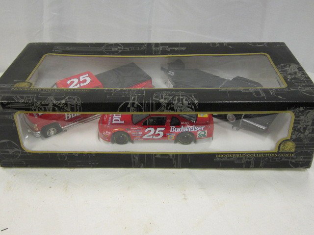 Dale Earnhart Brookfield Limited Edition Die cast: From the exclusive Brookfield collectors Guild with a 3pc set including truck trailer and car. COA included. Exclusive dealer pcs!!