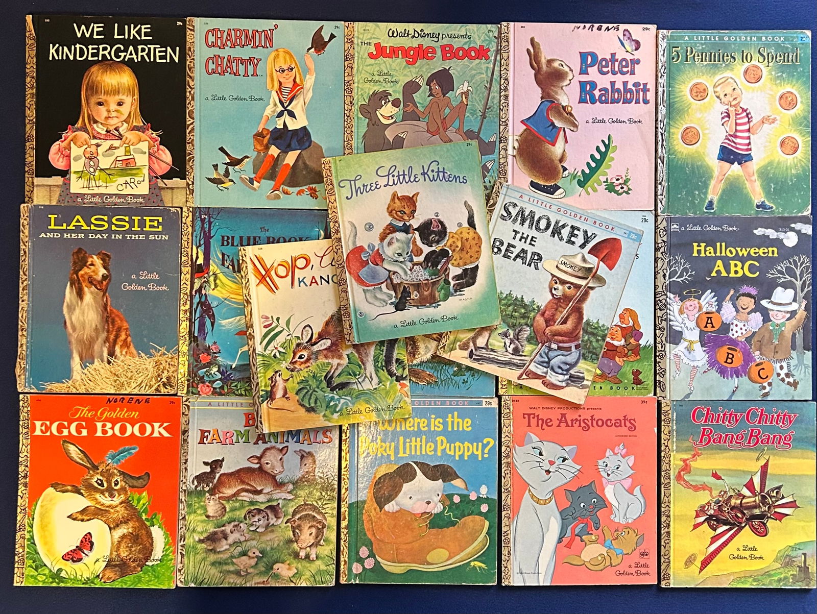 COLLECTION OF VINTAGE LITTLE GOLDEN BOOKS (1 of 3)