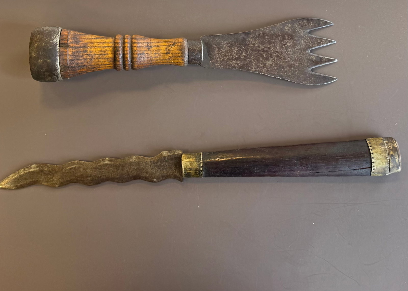 FILIPINO KRIS DAGGER & MULTI TINE ICE CHIPPER (1 of 5)