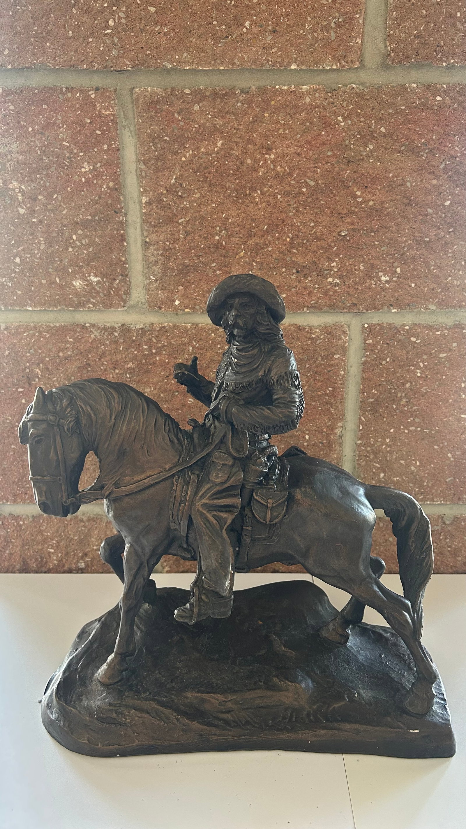 AUSTIN PROD INC, COWBOY SCULPTURE (1 of 4)