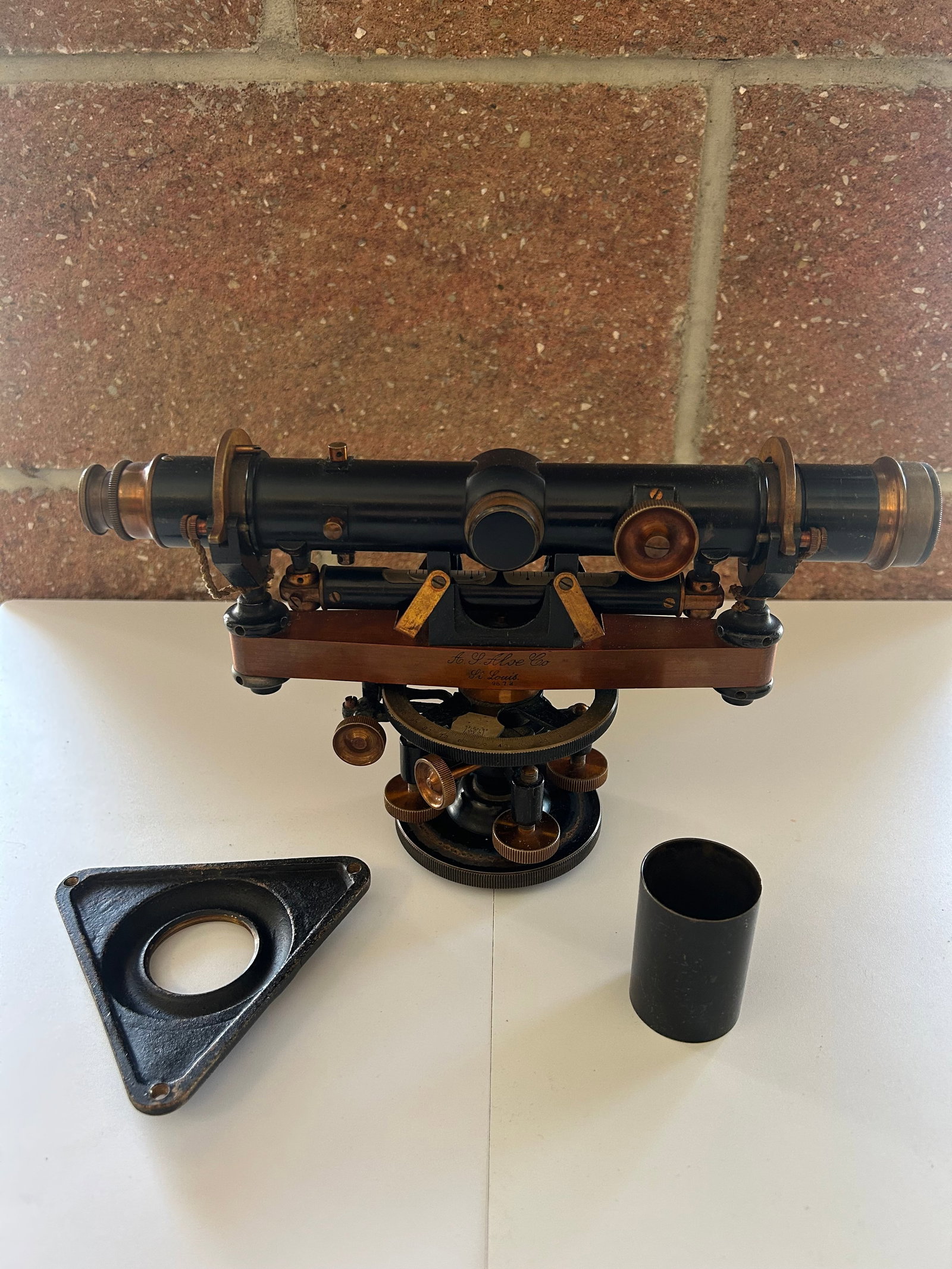 A.S. ALOE CO SURVEYOR TRANSIT SCOPE (1 of 4)