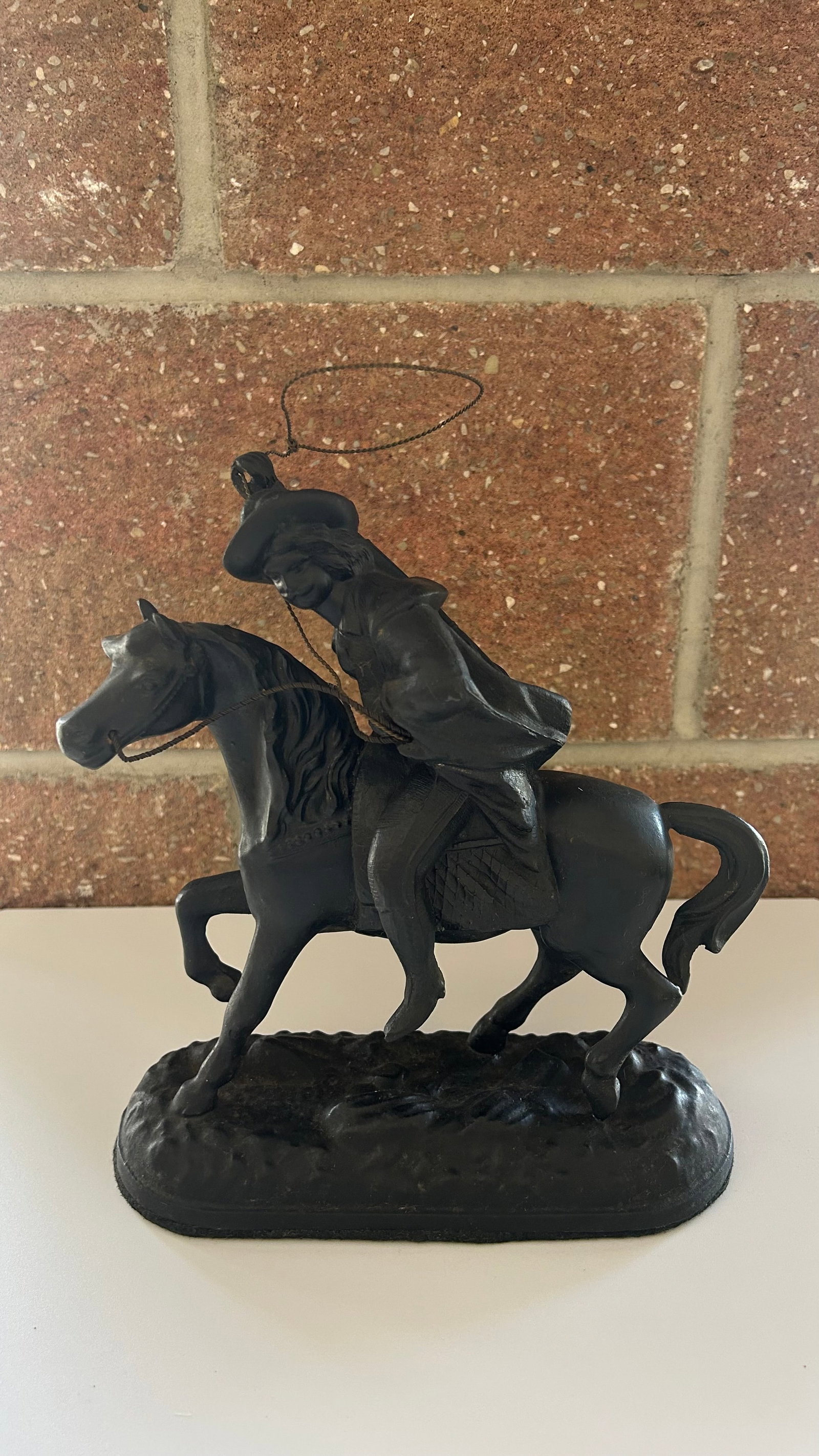 SPELTER BUFFALO BILL SCULPTURE (1 of 2)
